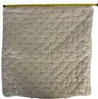 West Elm Euro Sham - thick textured stitched fabric, beige, 24”x24” — photo 2