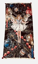 Christmas Tree Fairy Fabric Hanging Panel Michael Miller 2008