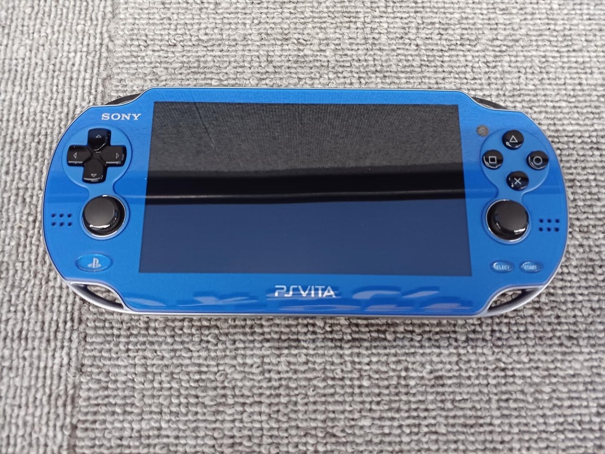 Sony PS Vita PCH-1000 ZA04 Playstation Sapphire Blue With In Box 