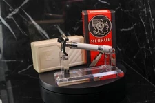 Merkur Slant Solingen double edge safety razor unused mailer box 640 38 Slant