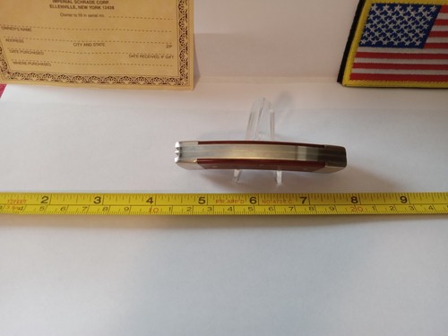 Schrade U.S.A. 3rd Gen COCA-BOLA C642 1980's Pocket Knife - Picture 8 of 9