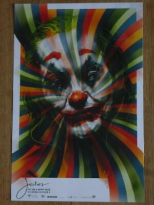 Joker ''Put On A Happy Face'' Poster Druck - Kino Promo 11,5''x7,5'' Joaquin Phoenix