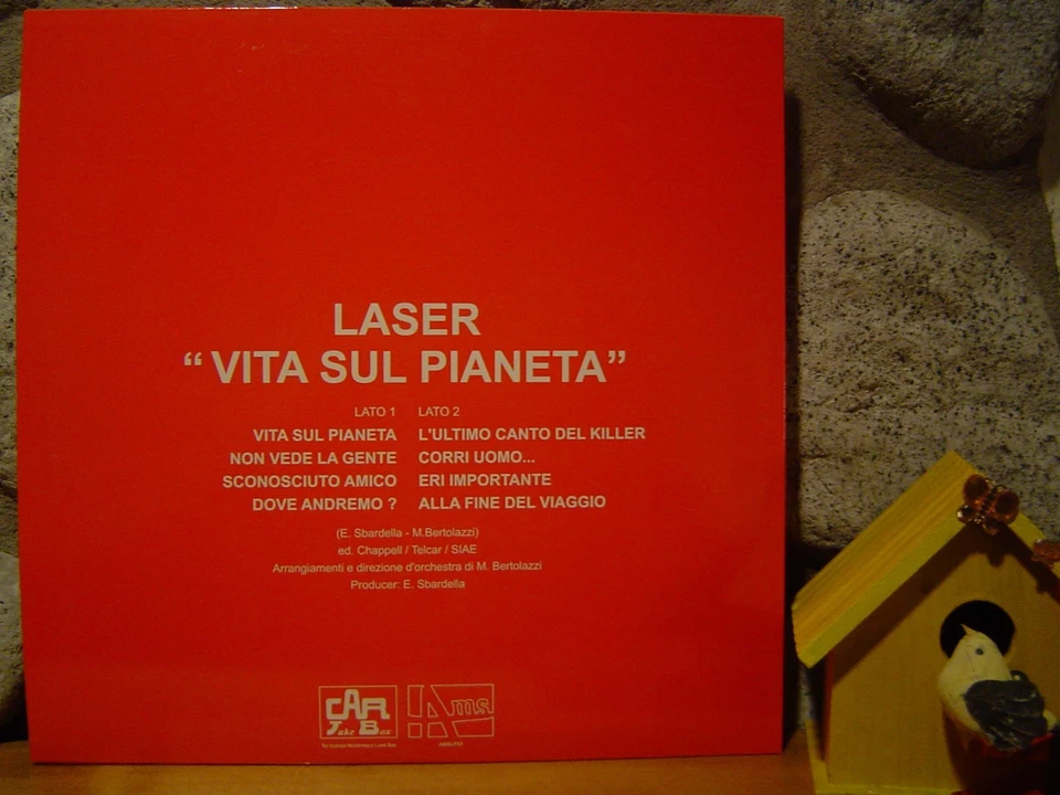 LASER Vita Sul Pianeta LP/1973 Italy/Rare Prog/Psych/Spooky Organ/Fuzz Guitar - Image 2 of 2