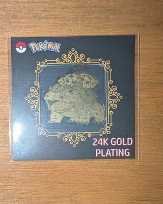 Venusaur/ Bisaflor 24K Gold Plating Sticker