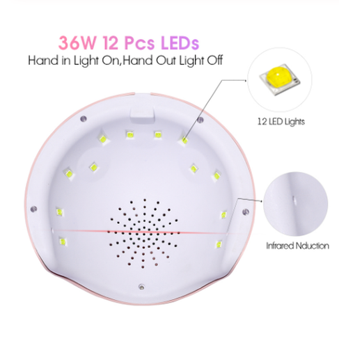 Nail Lamp Is Used for Nail Polish Dry Gel Ice Polishing Lamp - Picture 4 of 20
