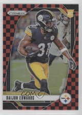 2024 Panini Prizm Rookies Black & Red Checker Prizm Daijun Edwards #323 2l4