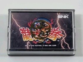 1992 SNK x Nintendo Art oF The Fighting Playing Cards CIB Desk Neo Geo Japan