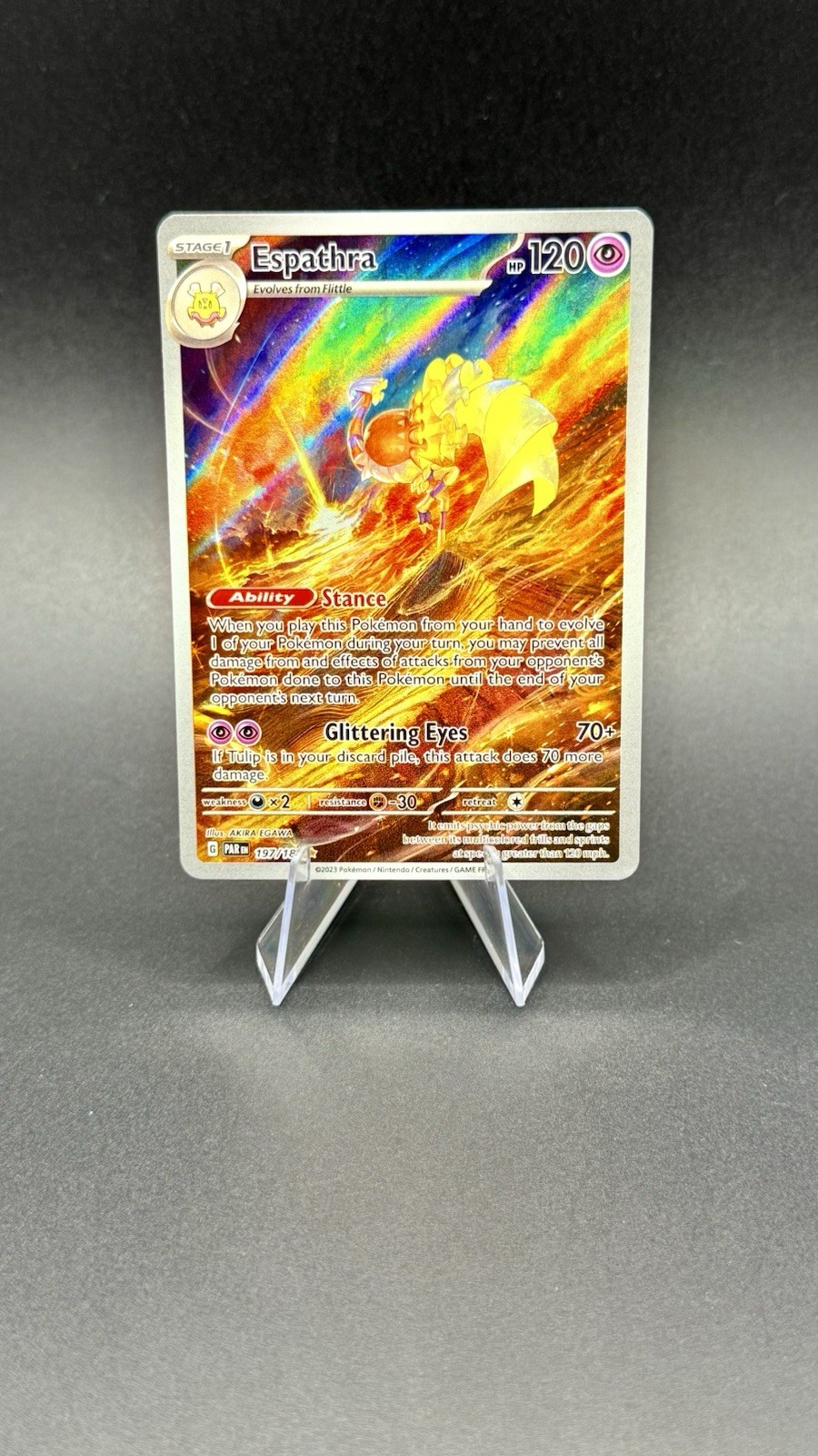 Espathra #197/182 Sv04: Paradox Rift Illustration Rare