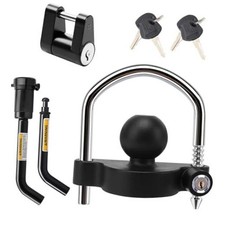 Keyed Alike Trailer Hitch Lock Set, Coupler  Dual Pin UNIVERSAL COUPLER SET