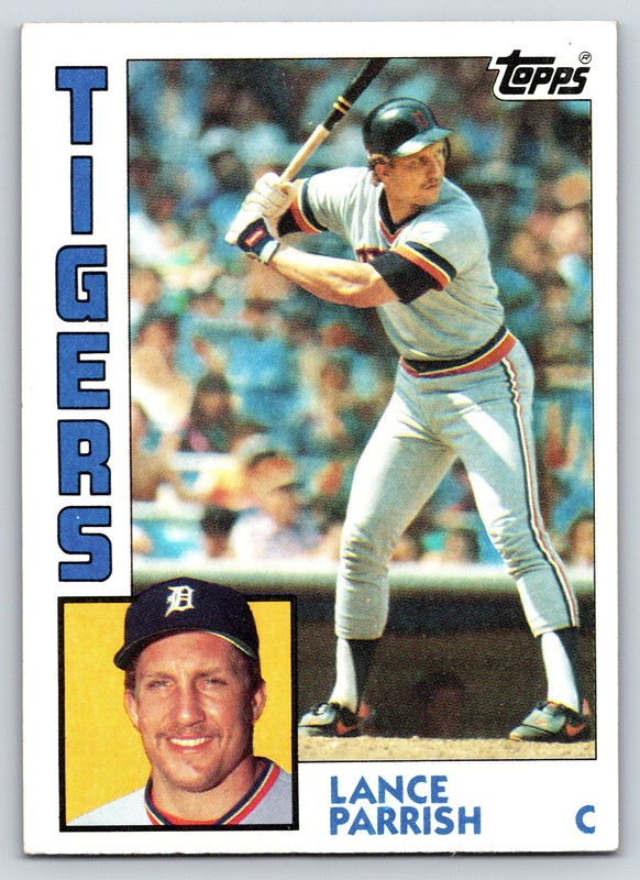 #640 Lance Parrish, Detroit Tigers 1984 Topps Base