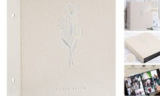 Photo Album 4x6 Photos, Linen Cover Large Picture Albums 600 Pockets Beige
