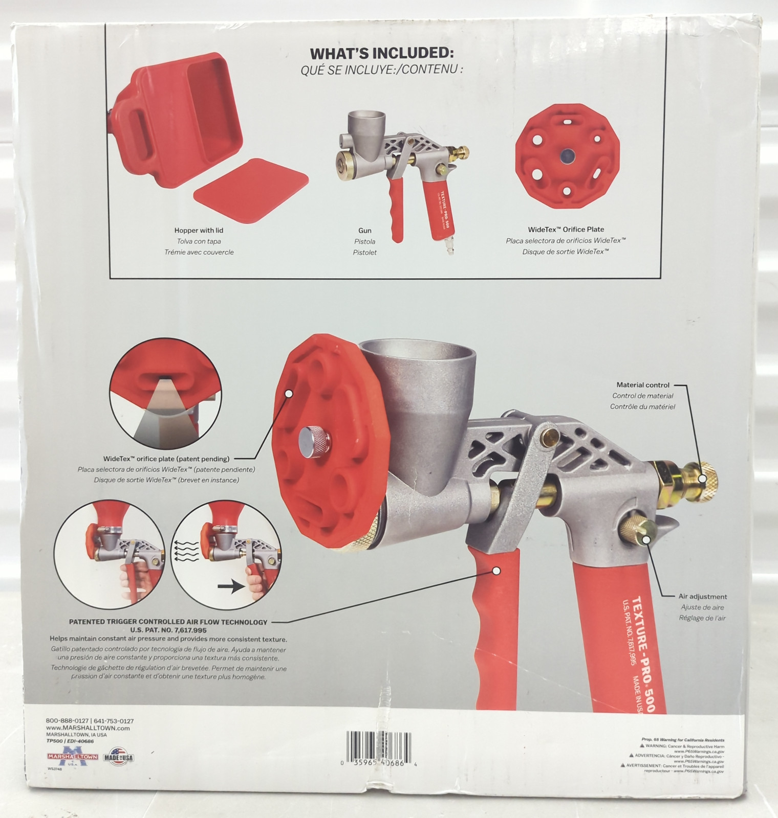 Marshalltown Wal-Board Texture-Pro 500 Drywall Hopper Gun