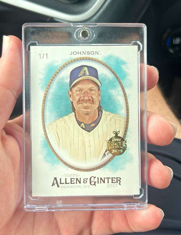 Topps 2017 Allen & Ginter World's Champions Randy Johnson #279 1/1 DBacks