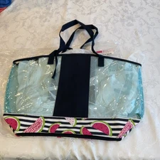 NEW!! Thirty One In The Clear Tote ( Slice Of Summer )