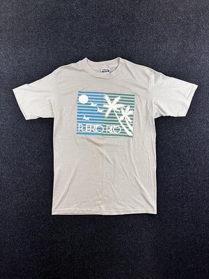 Vintage Puerto Rico Shirt Mens Large Hanes Palm Tree Beach Graphic 80s 90s Tee