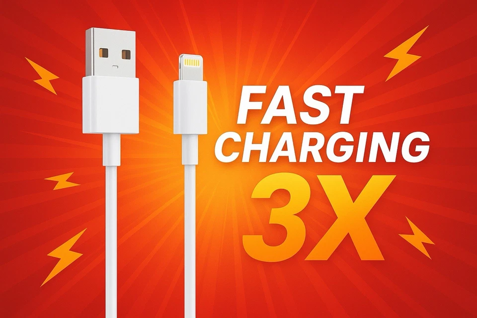 3-Pack iPhone 17 16 15 14 13 12 11 Pro Max X 8 Charging & Data Cable - Image 3 of 3