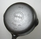 GRISWOLD No 3 Cast Iron Skillet Small Block Logo 709B Erie, PA Restored