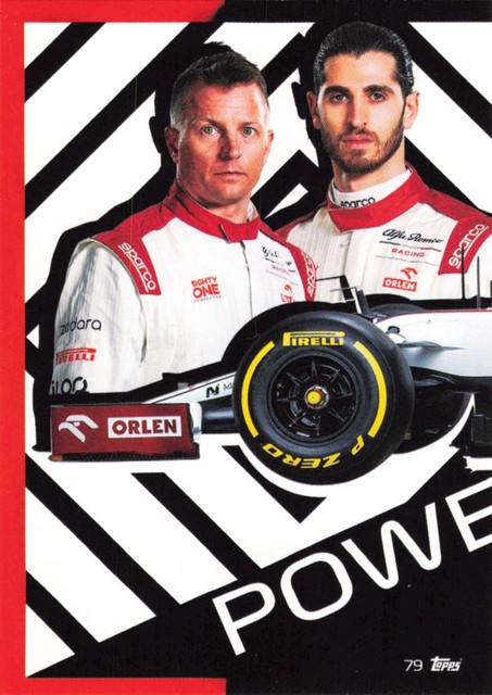 Kimi Räikkönen And Antonio Giovinazzi 2021 Topps Turbo Attax