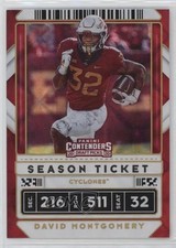 2020 Panini Contenders Draft Picks Game Ticket David Montgomery #26 0o2b