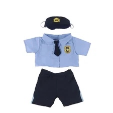 Police Uniform Teddy Bear Clothing 16", NWT