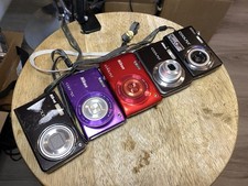 Lot of 5 Nikon COOLPIX Digital Cameras S4300 S3300 S220 - Parts or Repair Only