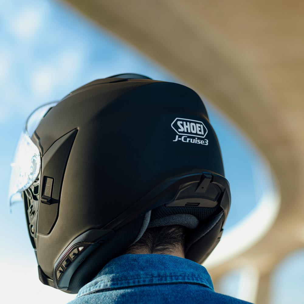 shoei　J-Cruise SHOEI J CRUISE 3 MATTE BLUE METALLIC OPEN FACE STREET MOTORCYCLE