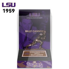 1959 LSU-Billy cannon Heisman Trophy Metal Replica 8cm Trophy With Display Case