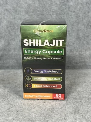 Shilajit Energy Supplement For Energy Boost And Immune Support - Exp 9/2026