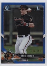 2018 Bowman Draft Chrome Blue Refractor /150 Cadyn Grenier #BDC-134 1cx3