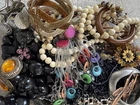 Huge 9 Lb Vintage Costume Jewelry Lot ALL WEARABLE Many Signed Pieces!