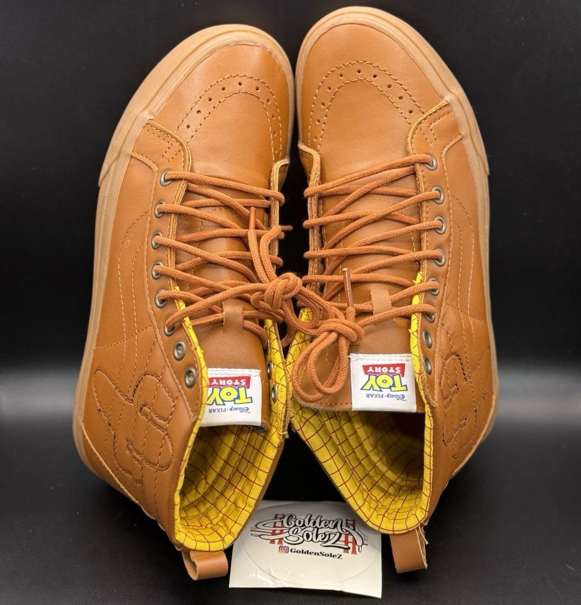 Mens Size 8 / Womens 9.5 - Vans X Toy Story -  Woody - Sk8-Hi - Rare Sold Out!