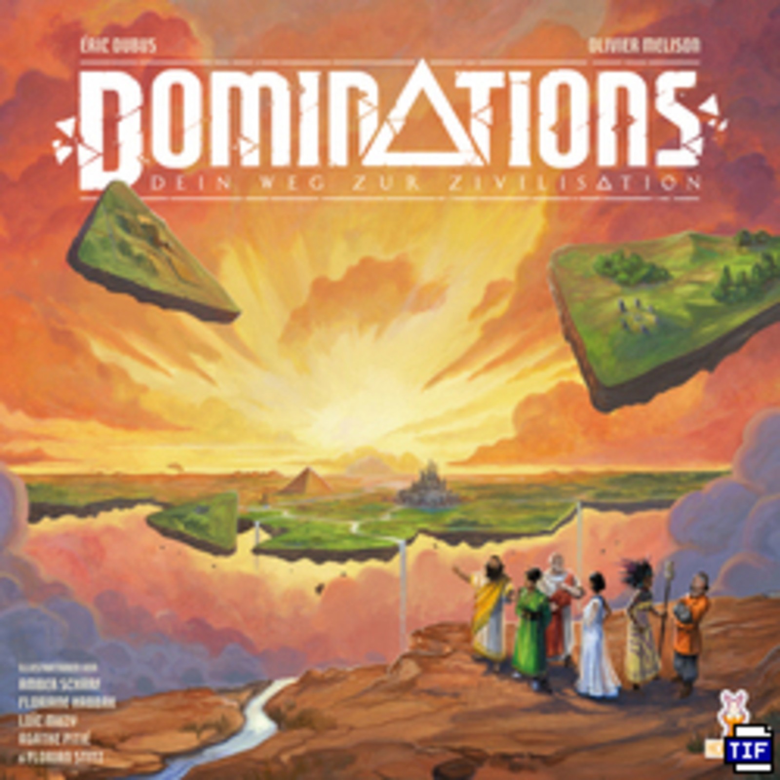HOLY GRAIL GAMES Dominations Gesellschaftsspiel Mehrfarbig