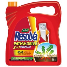 Resolva Path & Drive Weedkiller Ready to Use 2 in 1 Kills Moss & Algae 3L