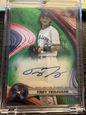 2024 Bowman's Best Best of 2024 Autographs Trey Yesavage #B24-TY Green 98/99