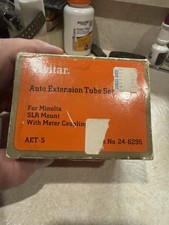 VIVITAR Extension Tube Set AT-5 36mm, 20mm, 12mm for MINOLTA MD mount camera