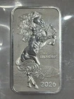 2026 Australia 1 oz Silver Lunar Year of the Horse Bar .9999 fine - in Sleeve