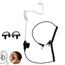 3.5mm Listen Only Acoustic Tube Police Headset Earpiece for KENWOOD Speaker Mic