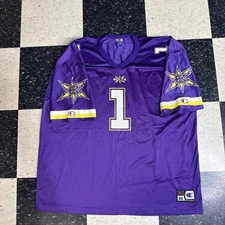 Vintage Champion Birmingham Bolts #1 Mens XFL Football Team Jersey Size 48 XL