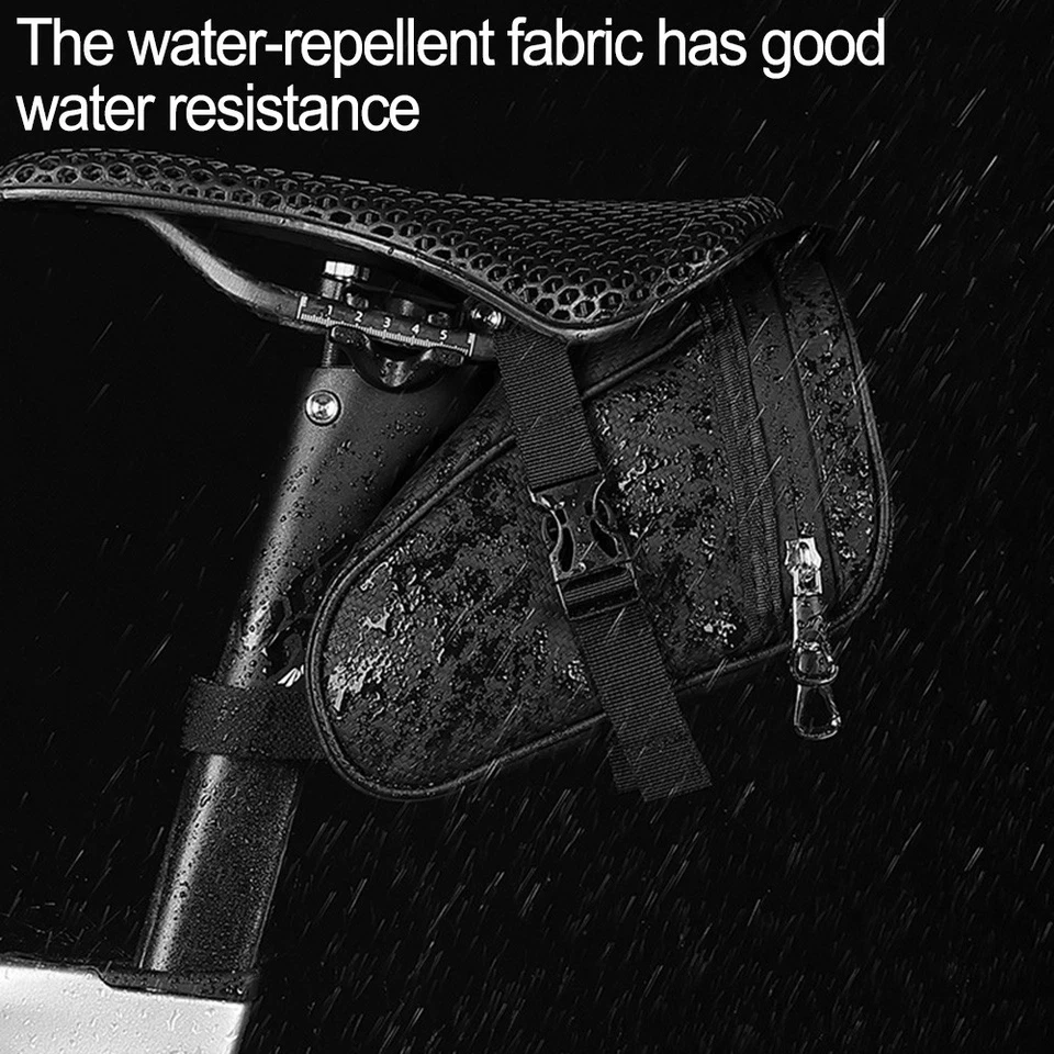 Sacoche de selle de vélo réfléchissante pour vélos de montagne et de route f - Photo 2/4