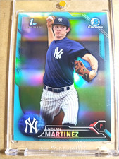 2016 Nolan Martinez 1st Bowman Chrome Rookie Prospect Sky Blue Refractor RC🔥🔥