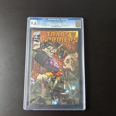 Dreamwave Transformers Vol 1 Issue 1 RI CGC Graded 9.6 2002