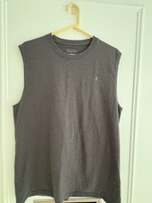 Men's Champion Classic Muscle Tank Top Gray With An Embroidered Logo