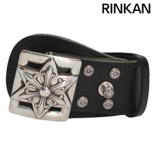 Chrome Hearts Star Embellished Leather Belt Men's 32 Used 46bbfe1a038237cb6c8a23