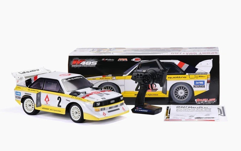 Voiture de rallye télécommandée Carisma M48S Audi 1985 pour drifts et vitesse