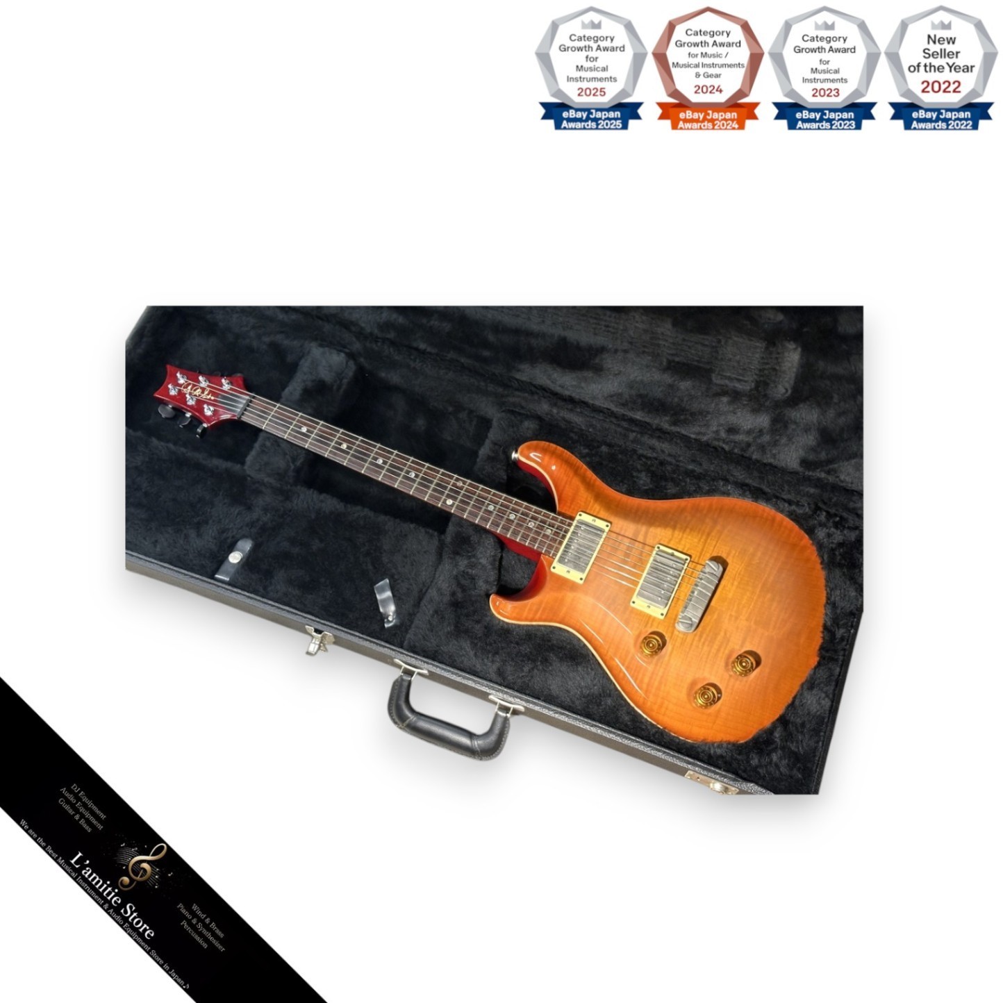 PRS Paul Reed Smith Custom 22 Left Hand Electric Guitar 2002 3.50kg