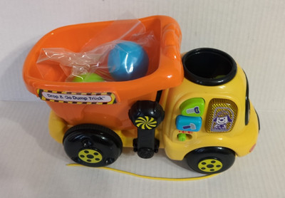 VTech Drop and Go Dump Truck Toddler Toy Construction With 4 Balls