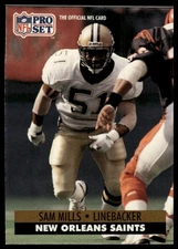 1991 Pro Set #592 Sam Mills