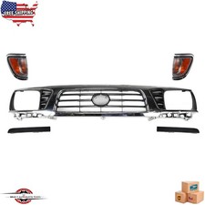 Fits 1995-1997 Toyota Tacoma 4wd Front Grille Assembly Fillers Corner Lights 5pc