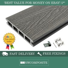 ⚡️SALE⚡️DEEP EMBOSSED COMPOSITE DECKING 3.6M⚡️FREE FIXINGS  INCLUDED