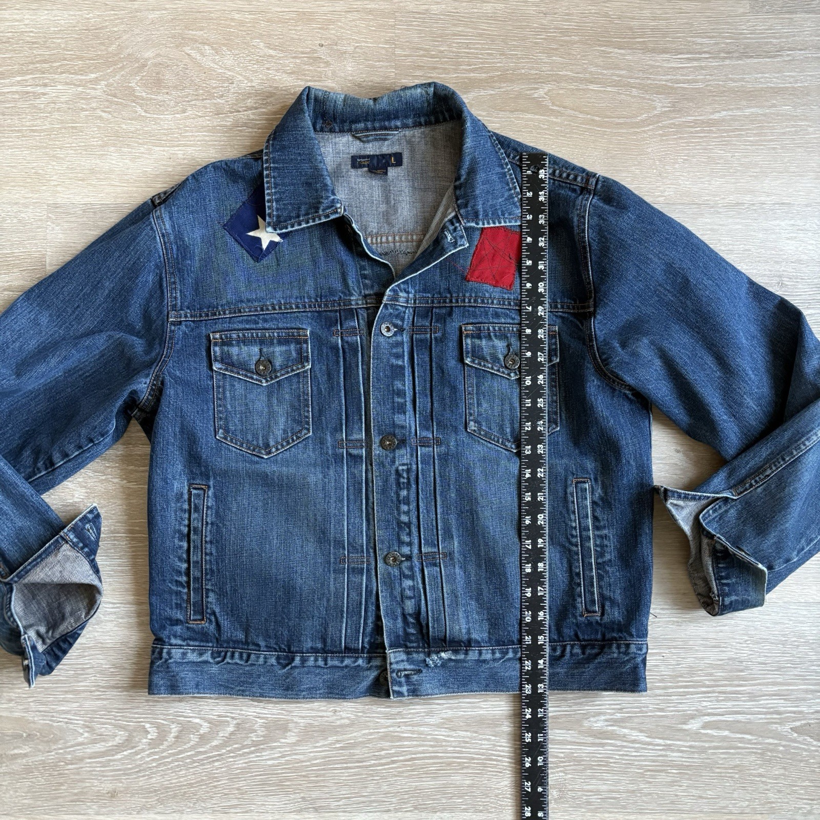 Grateful Dead Inspired Patchwork Denim Jacket - image 8